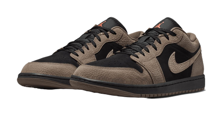 Jordan Air Jordan 1 Low top Vintage Basketball Shoes Unisex Brown Black  vjsneaker.com