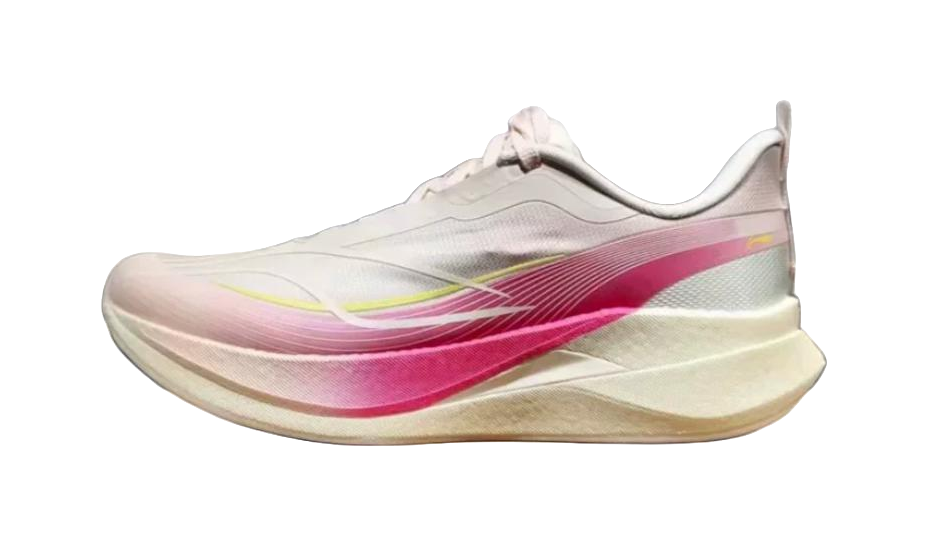 Li Ning Red Hare 9 PRO Fabric Abrasion Resistant Lightweight Slip Resistant Low top Casual Running Shoes Womens Pink