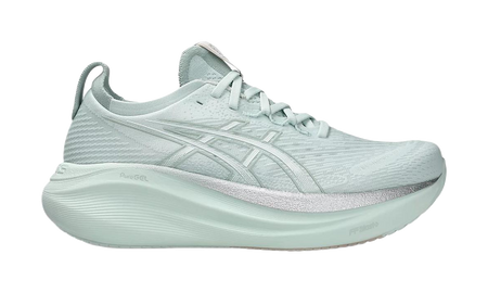ASICS Gel Nimbus 27 Pure Aqua White Womens  vjsneaker.com