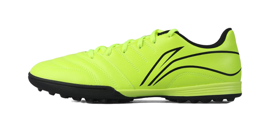 LiNing TF Rubber Broken Studs Artificial Ground Anti Slip Wear Resistant Soccer Shoes Unisex Neon Green  VJSNEAKER