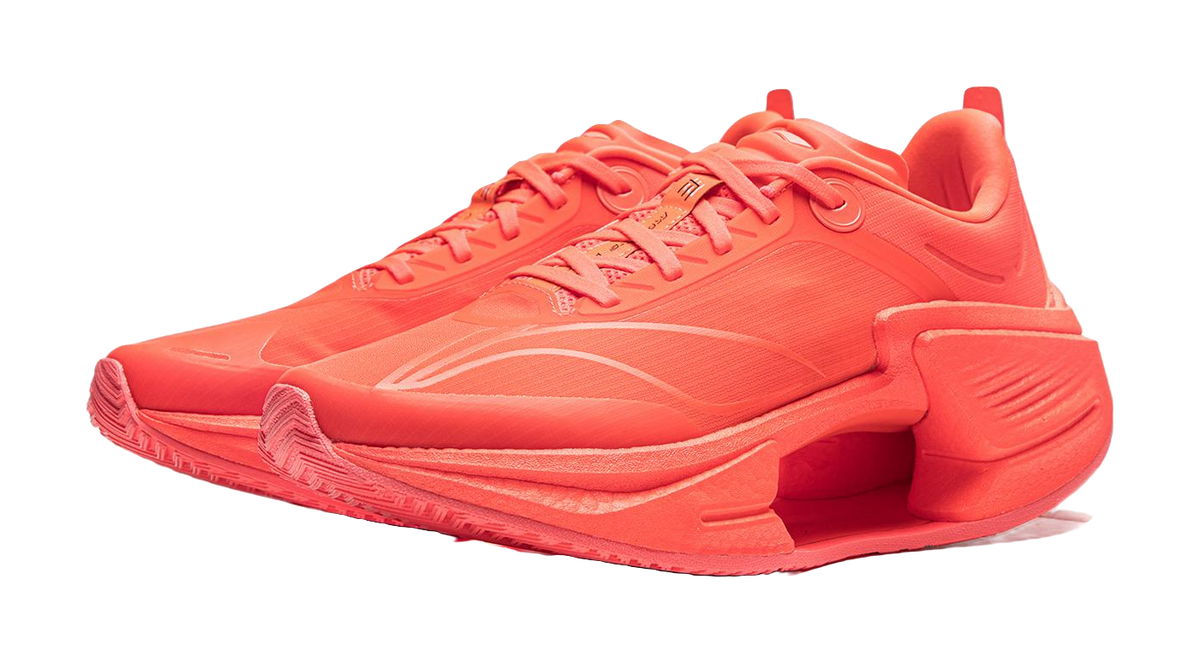 Li Ning Shadow 3 Essential Fabric Low top Casual Running Shoes Mens Red  VJsneaker