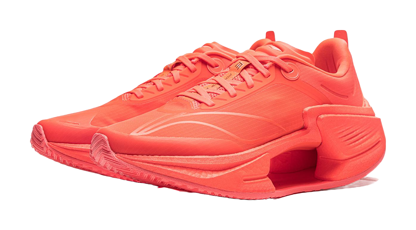 Li Ning Shadow 3 Essential Fabric Low top Casual Running Shoes Mens Red  VJsneaker