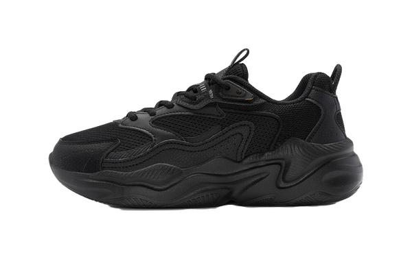 XTEP Sports Life Collection Slip Resistant And Breathable Low top Chunky Sneakers Women's Black 