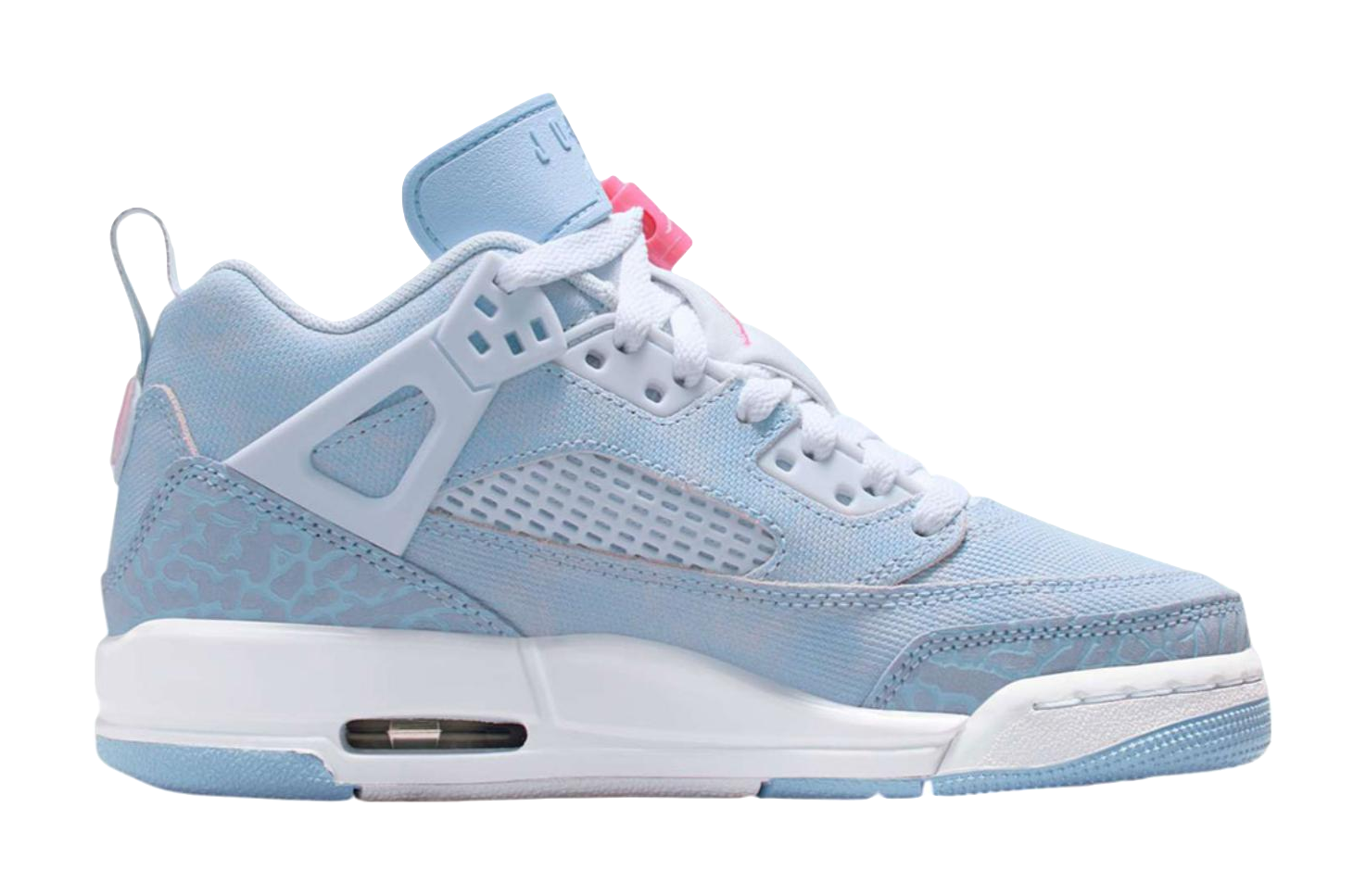 Jordan Spizike Slip Resistant Abrasion Resistant Low top Childrens Basketball Shoes Cobalt Blue Unisex  vjsneaker.com