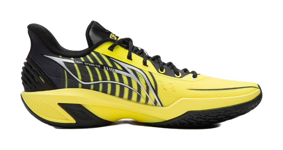 Li-Ning Light Speed 4 "Turbo T" ABPW011-5 - Basketball Shoe Unisex Yellow Black White