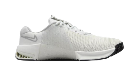 Nike Metcon 9 Premium Summit White Sail Black Metallic Silver Womens  vjsneaker.com