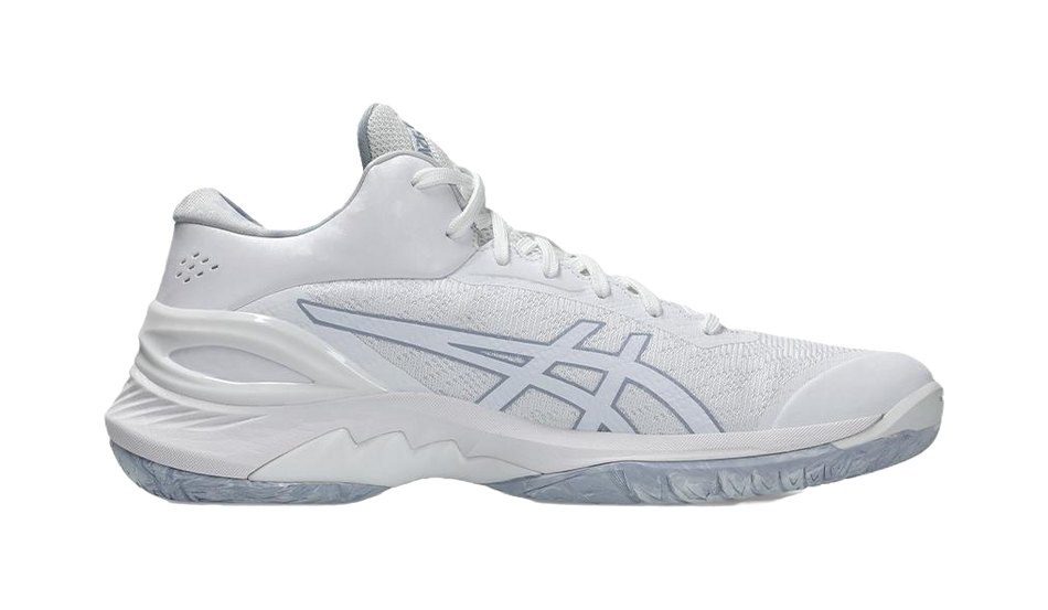 ASICS GELBURST 28 Soft And Comfortable Abrasion Resistant Mid top Basketball Shoes Mens White  vjsneaker.com