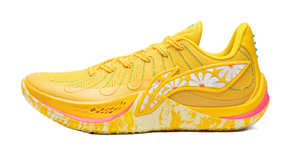 Li Ning Cushioning, Wear Resistant Low top Basketball Shoes Mens Lemon  VJsneaker