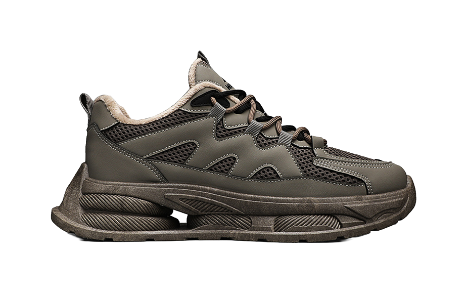 WARRIOR Chunky Sneakers Unisex Low top Gray 