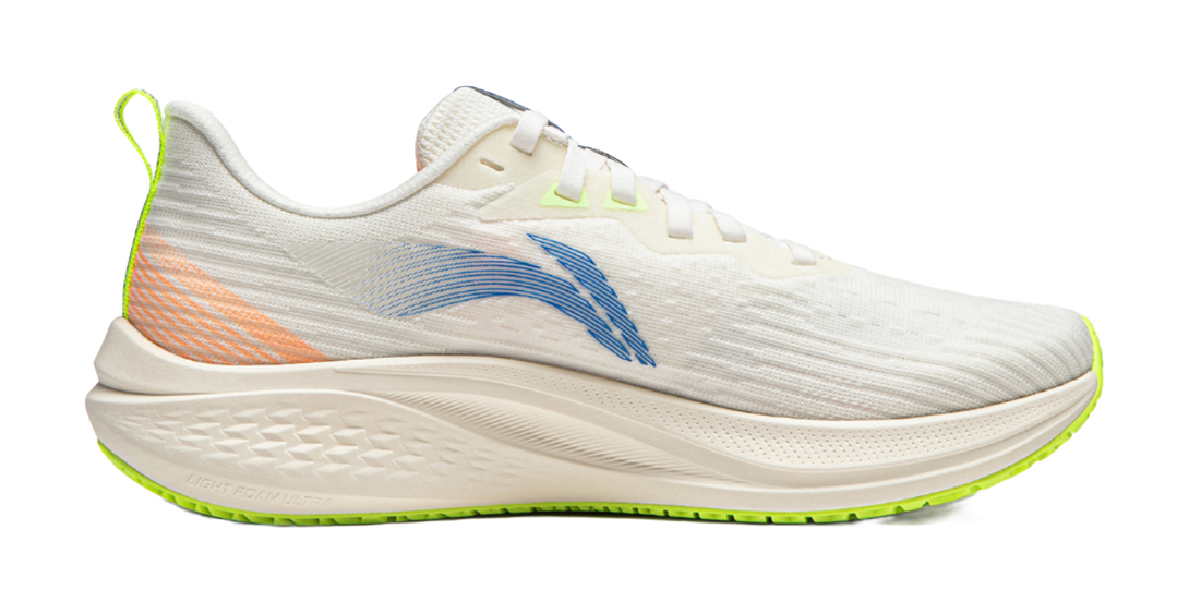 LiNing Red Hare 7 Cushioning Abrasion Resistant Lightweight Low Top Training Racing Running Shoes Women's Ecru 