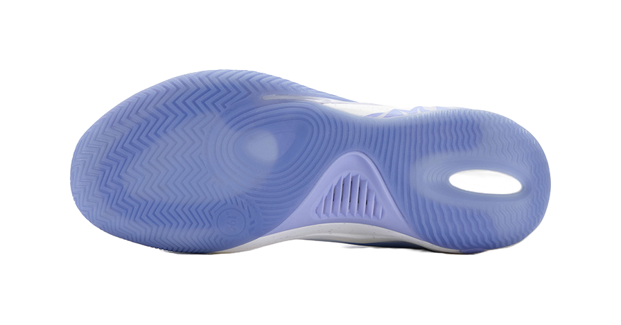 361 ° Racing 2Pro Snow Mountain Comfortable Practical Professional Training Shock Absorbent Wear resistant Anti slip Low cut Basketball Shoes Male and Female Same Iris Color  vjsneaker.com