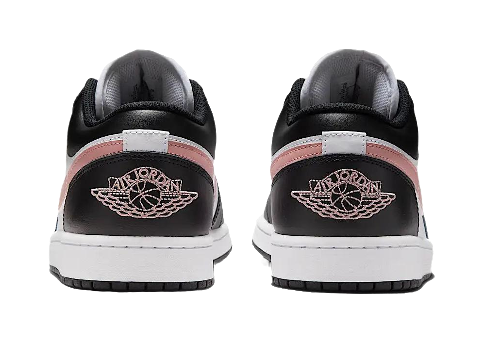 Jordan 1 Low Black Rust Pink  vjsneaker.com