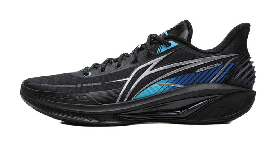 Li-Ning Light Speed 4 "Blue Flame" ABPW011-8 - Basketball Shoe Unisex Black Blue