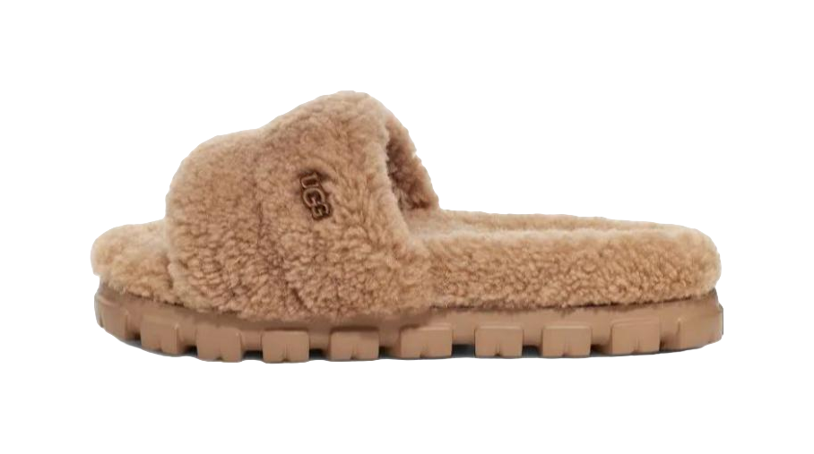 UGG Cozetta Curly Slide Chestnut Womens  vjsneaker.com