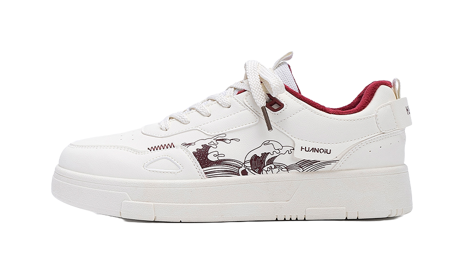 HUANQIU Coverage Slip Resistant Lightweight Height Increasing Low top Skateboard Shoes Men's 