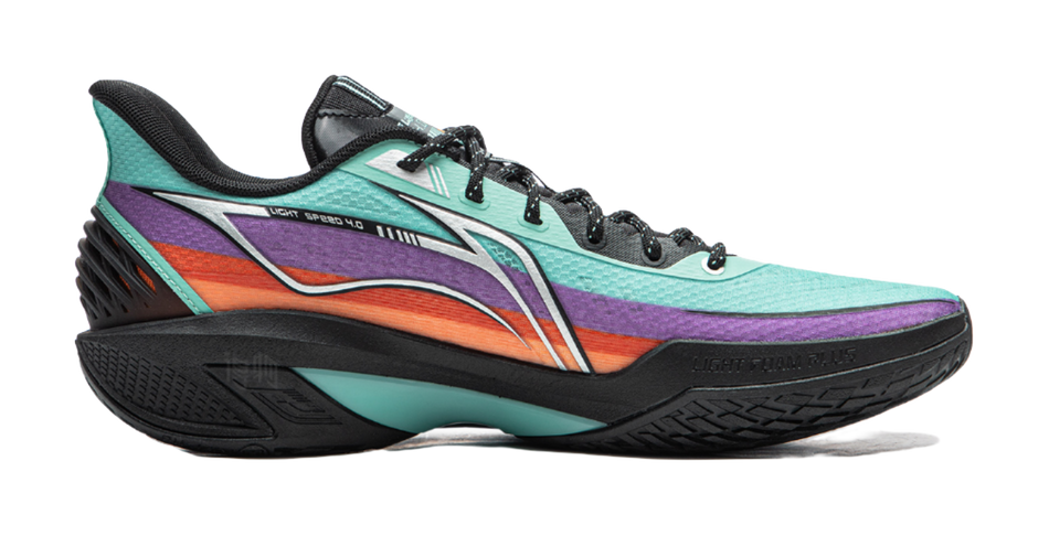 Li-Ning Light Speed 4 "Flag" ABPW011-3 - Basketball Shoe Unisex Blue White Red
