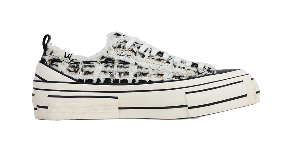 VESSEL Low top Canvas Shoes Unisex Black White 