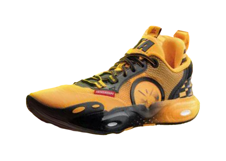 LiNing All City 12 Yellow Blood Special Edition Cushioning Wear-Resistant Low-Top Basketball Shoes Mens Yellow  VJSNEAKER