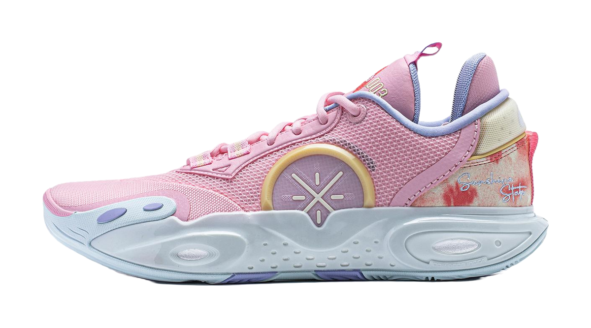 LiNing All City 12 Slip Resistant, Abrasion Resistant, Support, Lightweight, Rebound Basketball Shoes Mens Pink  VJSNEAKER