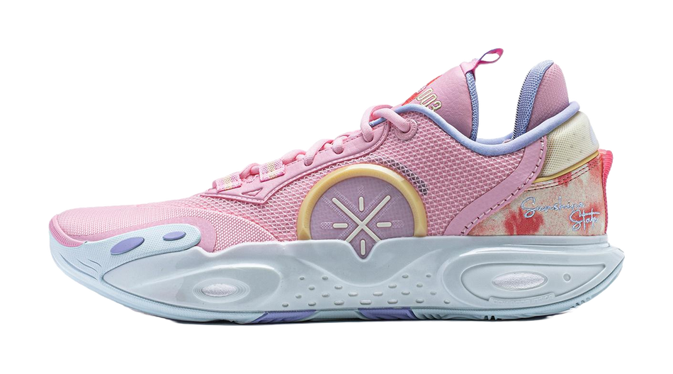 LiNing All City 12 Slip Resistant, Abrasion Resistant, Support, Lightweight, Rebound Basketball Shoes Mens Pink  VJSNEAKER