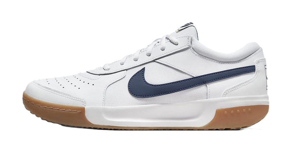 Nike Zoom Court Lite 3 White Midnight Navy  VJSNEAKER
