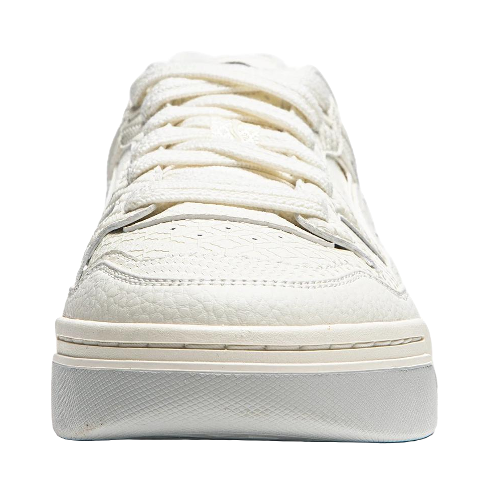 LiNing Moon White 2.0 Anti Slip Wear Resistant Breathable Height Increasing Low Top Skateboard Shoes Men's Ecru 