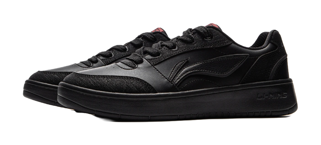 LiNing Yuanbao V3 Anti-Slip Wear-Resistant Low-Top Skateboard Shoes Men's Black 