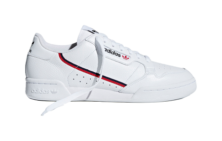 Adidas Continental 80 White Navy Scarlet  vjsneaker.com