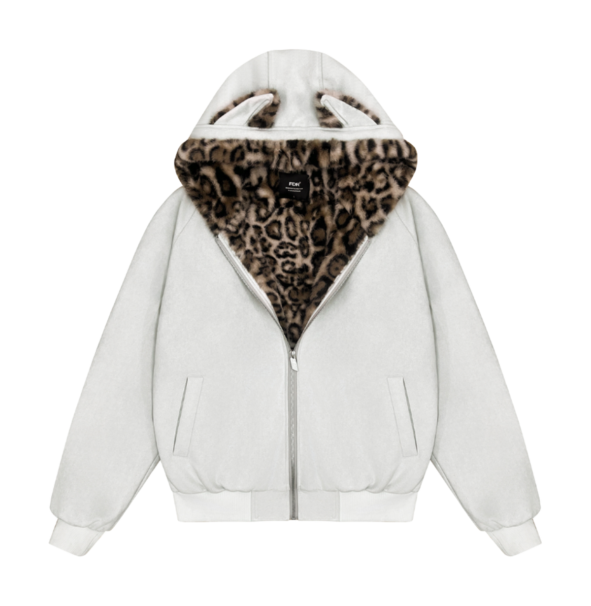 FDR Puffer Jackets Unisex Fur Collar Moderate  VJSNEAKER