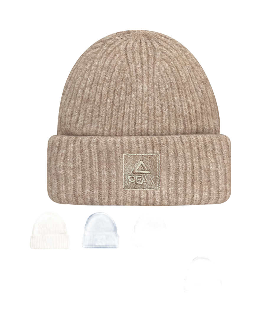 Pink autumn and winter versatile loose big head circumference solid color loose knitted polyester wool hat for both men and women, couple style  vjsneaker.com