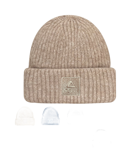 Pink autumn and winter versatile loose big head circumference solid color loose knitted polyester wool hat for both men and women, couple style  vjsneaker.com