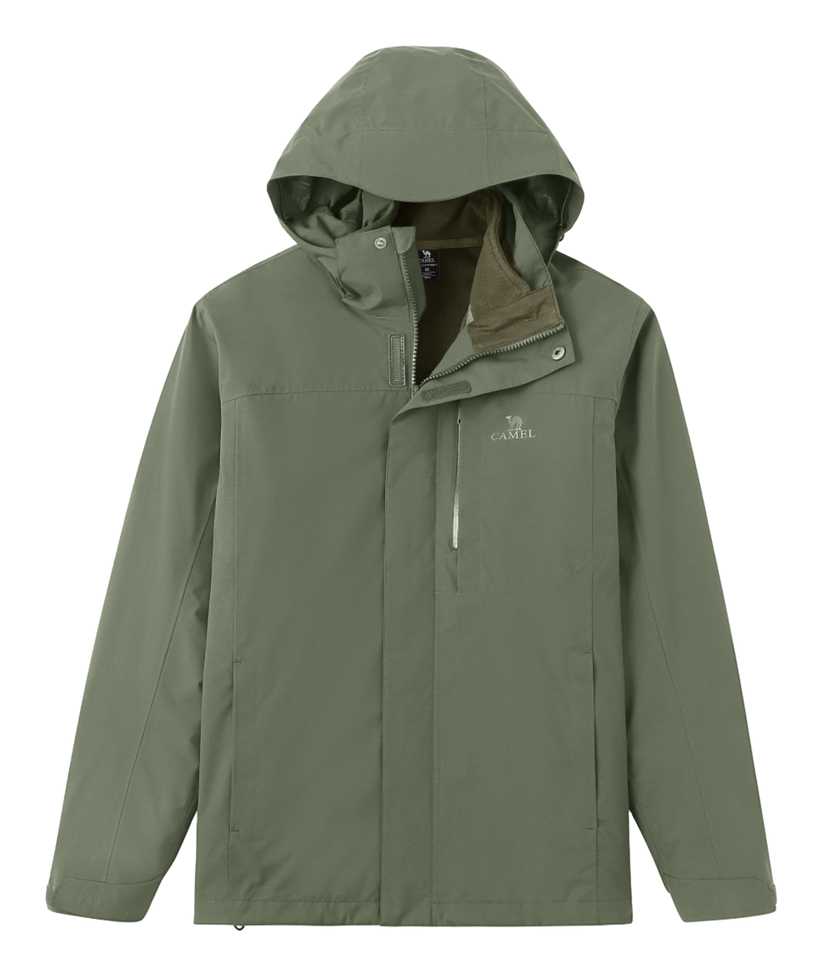 CAMEL All weather Windbreaker Jacket Mens  vjsneaker.com