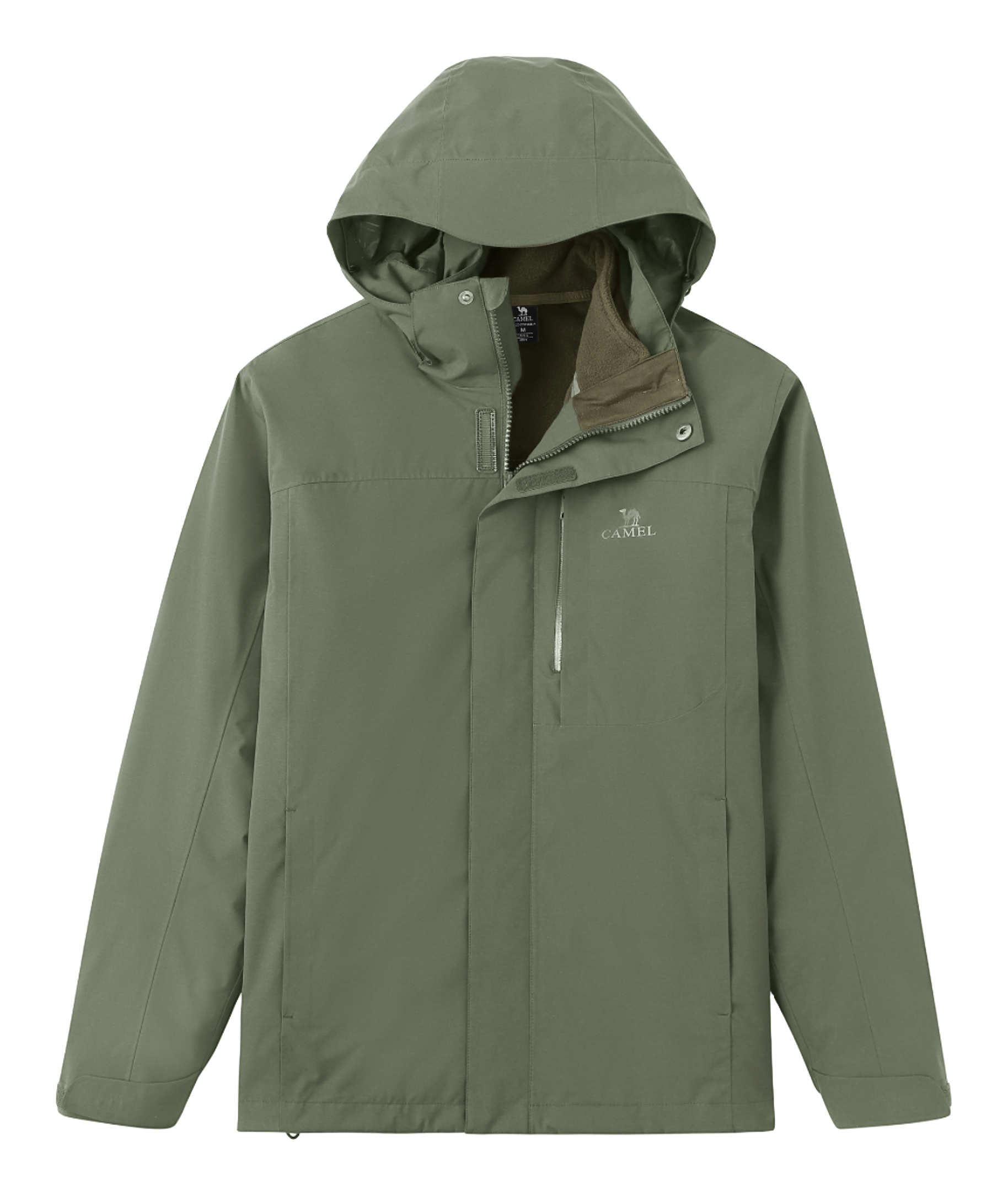 CAMEL All weather Windbreaker Jacket Mens  vjsneaker.com