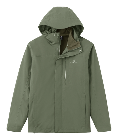 CAMEL All weather Windbreaker Jacket Mens  vjsneaker.com