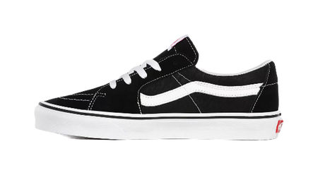 Sk8 Vans-Low Black White  vjsneaker.com