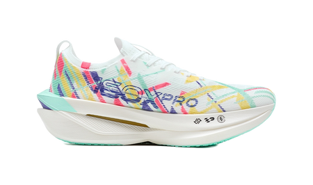 XTEP 160X 7.0 PRO "Tidal Flow" 974119110068-1 - Marathon Racing Shoe Unisex White Blue Pink