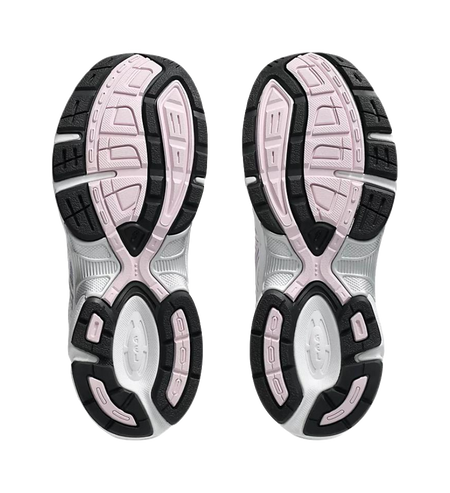 ASICS Gel 1130 Synthetic Leather Cushioning Support Low top Kids Running Shoes White Silver Teenagers  vjsneaker.com