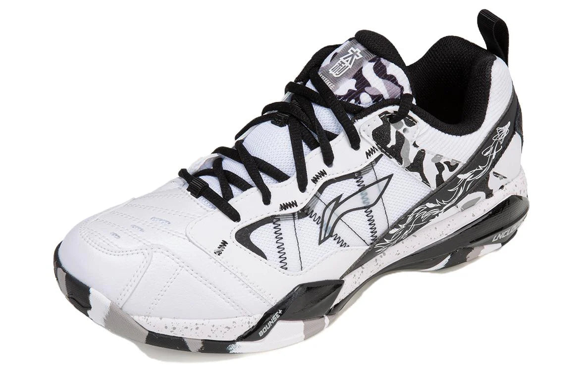 Li-Ning Invincible Ace - Badminton Shoes For Men White Black  vjsneaker.com