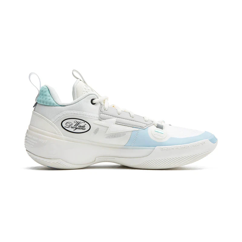 Li-Ning Way of Wade 10 (WOW10) Low 'Cotton Candy' - Basketball Shoes Unisex White Blue  vjsneaker.com