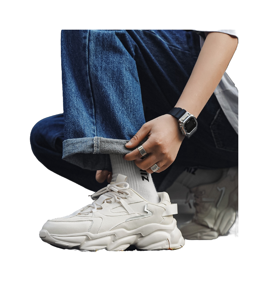 ZHR Heartbeat Love Confession Abrasion Resistant, Breathable, Lightweight Low top Chunky Sneakers Unisex 