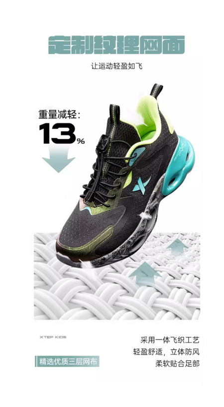 XTEP Cushioning Spin 10.0 Slip Resistant Cushioning Abrasion Resistant Rebound Support Low top Running Shoes  VJSNEAKER