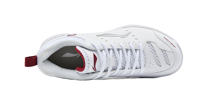 Li-Ning Light Feather Rocket 2.0 "White/Red" AYTU049-2 - Badminton Shoe Unisex  VJsneaker