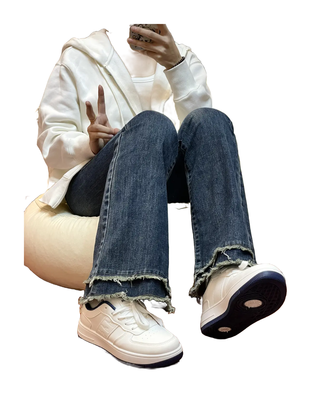 Warrior Cushioning Abrasion Resistant Lightweight Low top Skateboard Shoes Unisex White Blue 