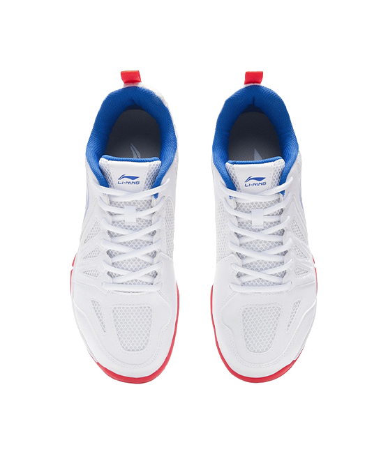 Li-Ning All-Around King Ace "White/Blue" AYTP011-13 - All-Around Badminton Shoe Unisex