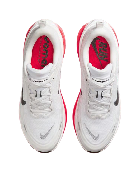 Nike Vomero Plus White Black Bright Crimson  vjsneaker.com