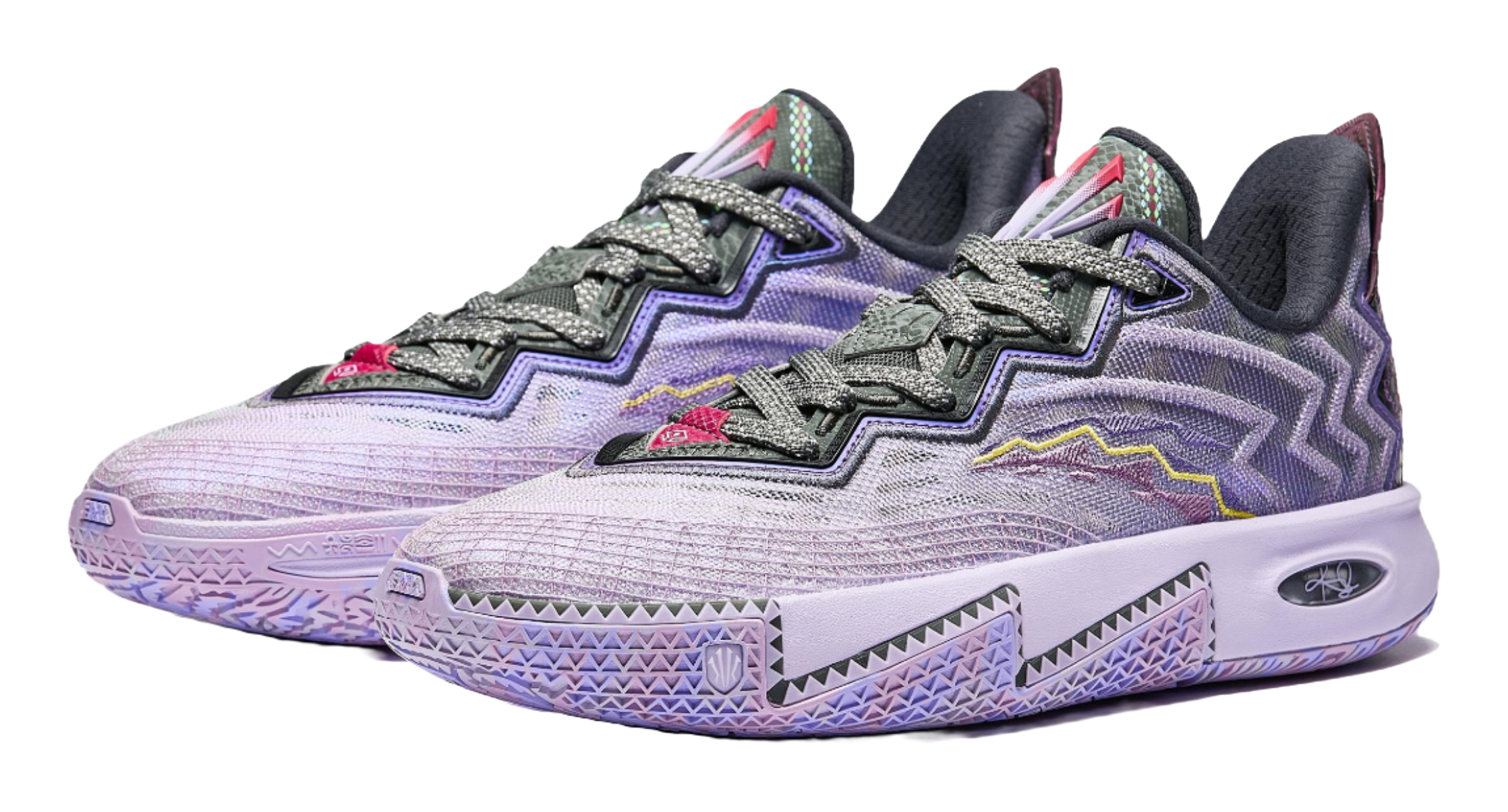 Anta KAI 2 "Remembering" 112541111-3 - Kyrie Irving Basketball Shoe Unisex Grey Purple