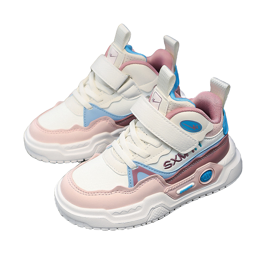 Binary Slip Resistant, Abrasion Resistant, Rebound, Lightweight Cushioning Casual Shoes Kids  VJSNEAKER