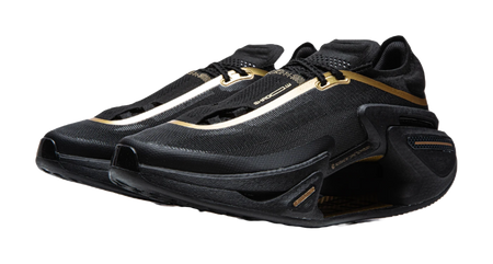 Li Ning Shadow 3.0 Cushioning Rebound Low top Running Shoes Unisex Black Gold  VJsneaker