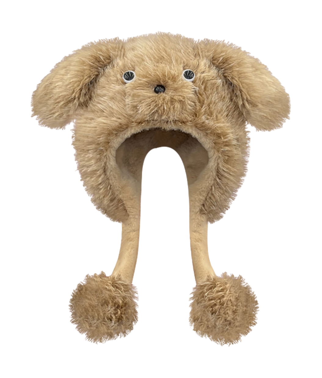 CMFY will move furry little dog ear hat, thick and cute windproof face enhancing little Lei Feng hat, polyester fiber wool hat, unisex couple's style  vjsneaker.com