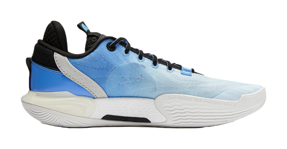 LiNing All City 12 Shock Absorbers Slip Resistant Abrasion Resistant Breathable Low top Basketball Shoes Mens Blue  VJSNEAKER